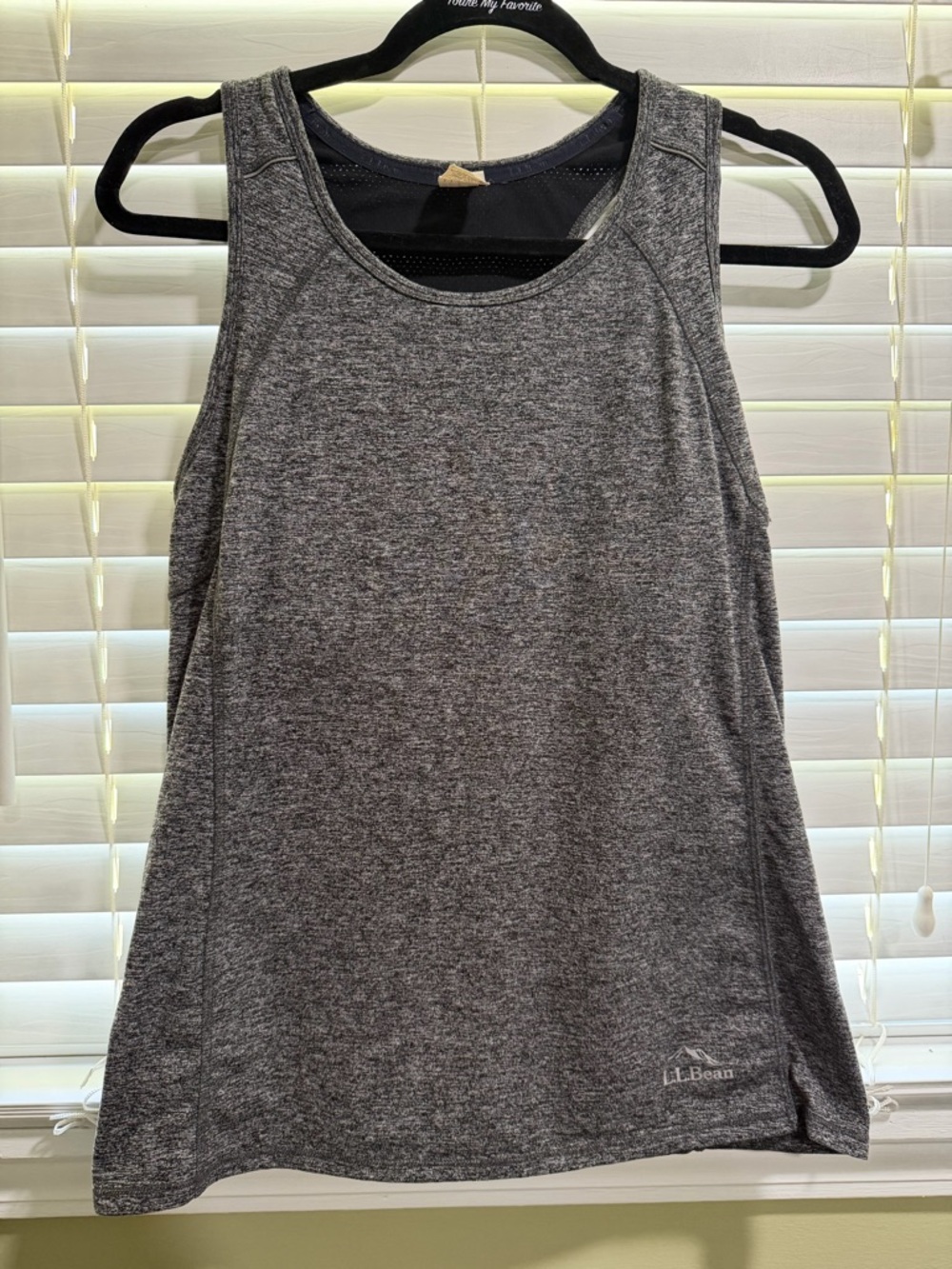 Vintage L.L. Bean Heather Gray Athletic Tank Top - Women's Sleeveless Active Top